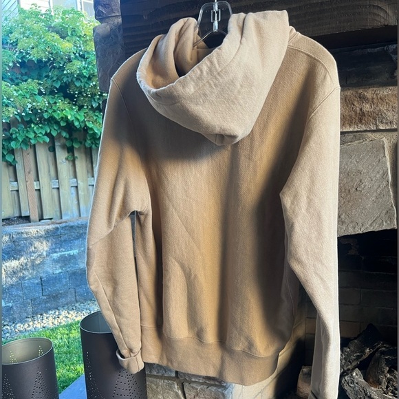 Reverse Champion Tan Men’s Small Hoodie - Picture 3 of 4